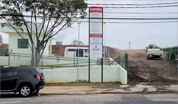 Inauguração do Ecoponto na Estrada do Macuco 