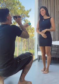 Gabriel Medina e Isabella Arantes - Foto: Divulga&ccedil;&atilde;o